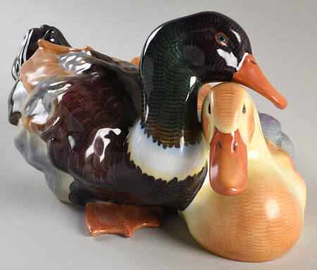 Ducks Pair Of Ducks-Natural - No Box