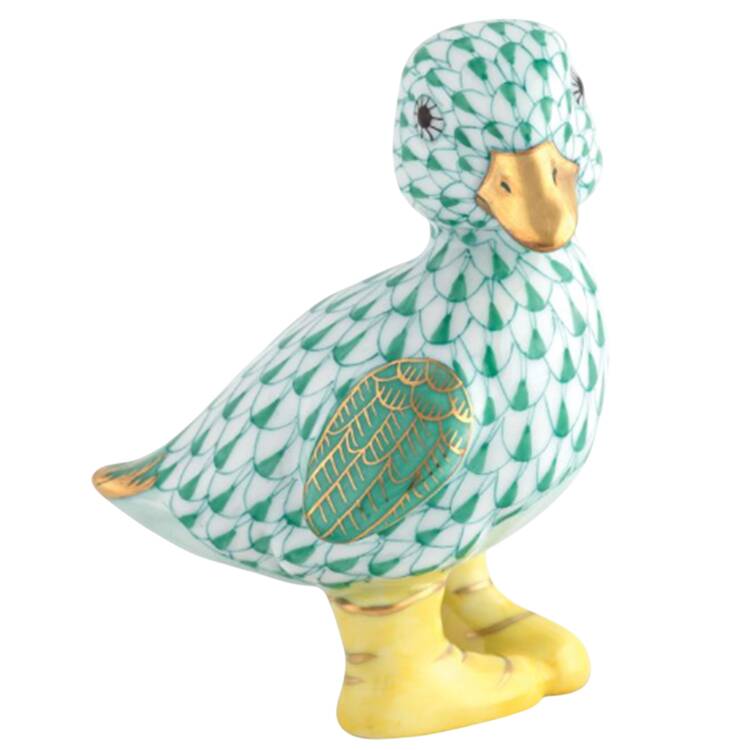 Ducks Duckling In Boots- Green - No Box