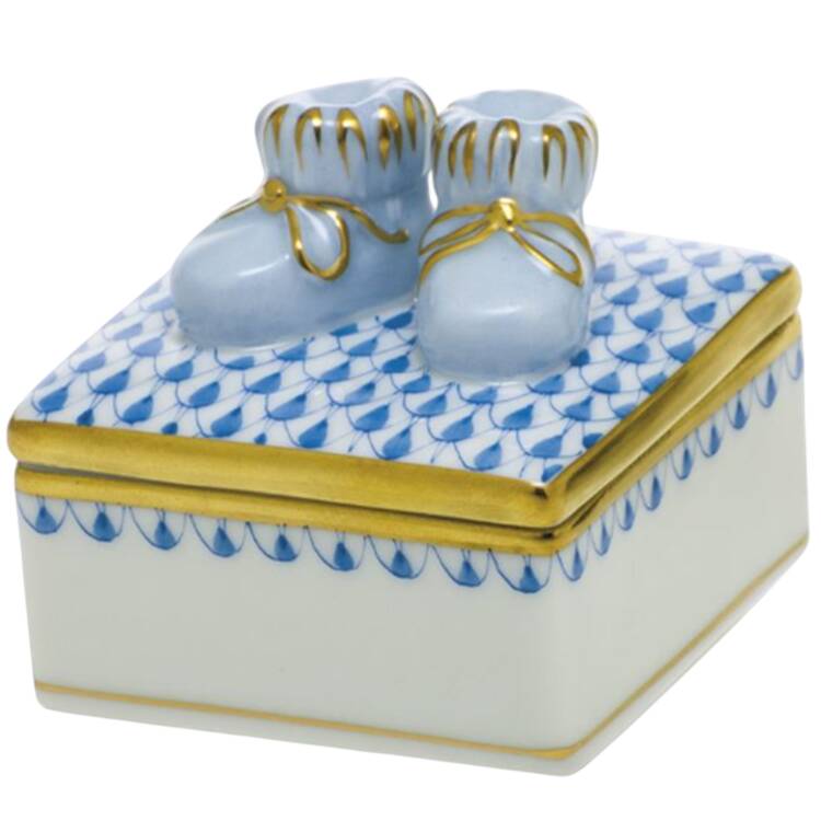 Childrens's Gifts & Toys Baby Bootie Box-Blue - No Box