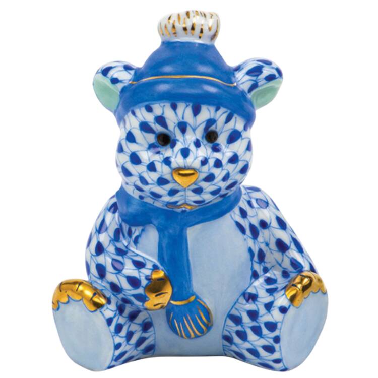 Childrens's Gifts & Toys Winter Bear-Sapphire - No Box