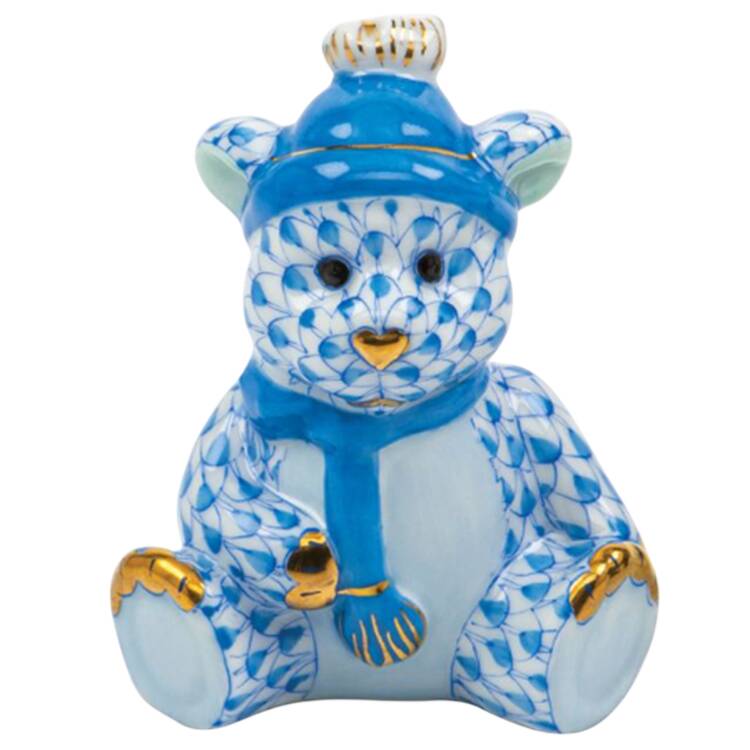 Childrens's Gifts & Toys Winter Bear-Blue - No Box
