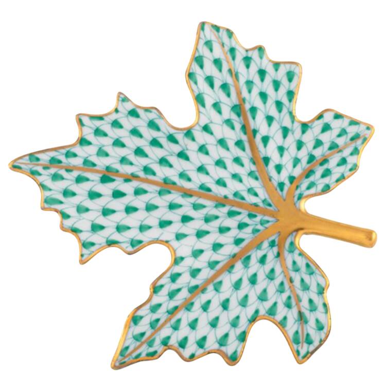 Floral-Plant Maple Leaf-Green - No Box