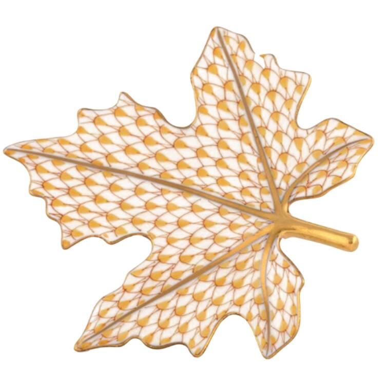 Floral-Plant Maple Leaf-Butterscotch - No Box