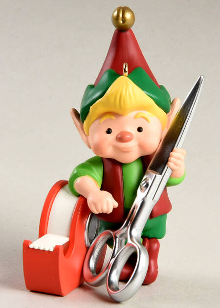 North Pole Tree Trimmers by Hallmark Gold Crown