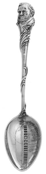 Sterling Souvenir Spoons Salt Lake City, Utah - No Box