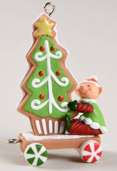 Santa's Sleigh Collection Cheerful Elf - With Box