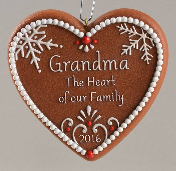 2016 Hallmark Christmas Ornaments Grandma - Boxed