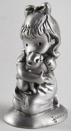 Joan Walsh Anglund Pewter by Hallmark Gold Crown