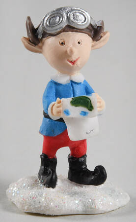 Rudolph's Christmas Town Accessories Elf With Map - No Box