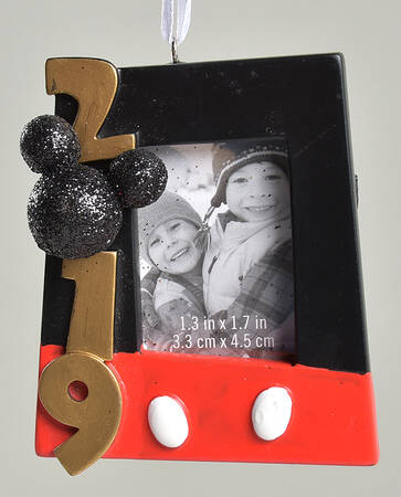 Annual Disney Frame Ornament by Heritage Pewter