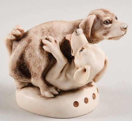 Treasure Jests Dogs Bella And Stanley - No Box