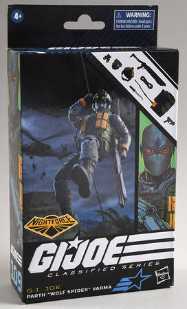 Gi Joe Classified Series Parth "Wolf Spider" Varma - Boxed