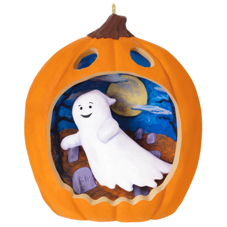 Happy Halloween 2026 #14 Ghost In Graveyard - Boxed