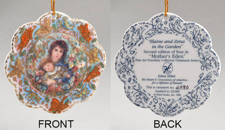 Mother's Eden Ornaments Elaine And Zena In The Garden - No Box