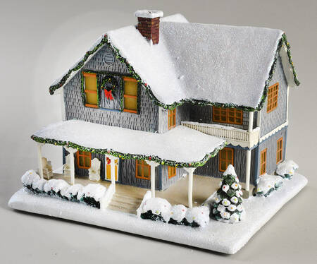 The Mayberry Christmas Village Taylor Home Set Of 2 - No Box