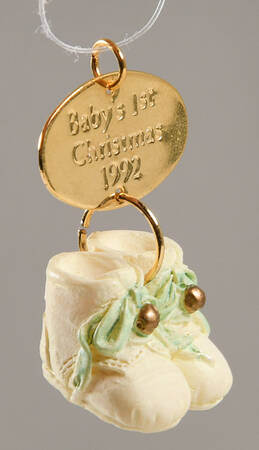 Baby's First Christmas - Miniature 1992 Baby's First Christmas - Boxed