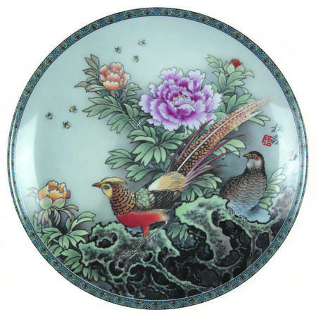 Blessings From A Chinese Garden by Imperial Jingdezhen