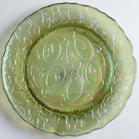 Twelve Days of Christmas-Carnival Glass Five Golden Rings - Boxed