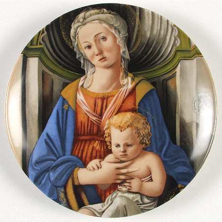 Annual Christmas Stamp Art Lippi's Madonna  And Child - No Box