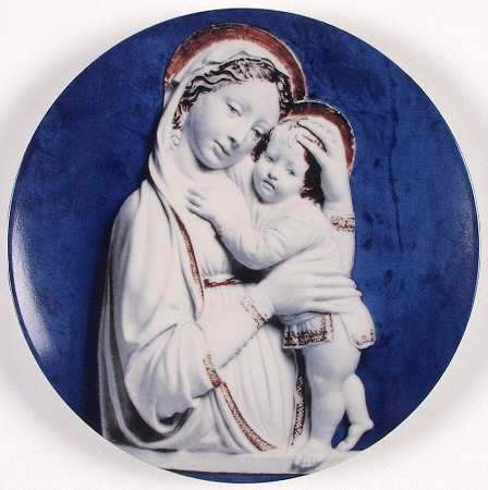 Annual Christmas Stamp Art Robbia's Madonna  And Child - No Box