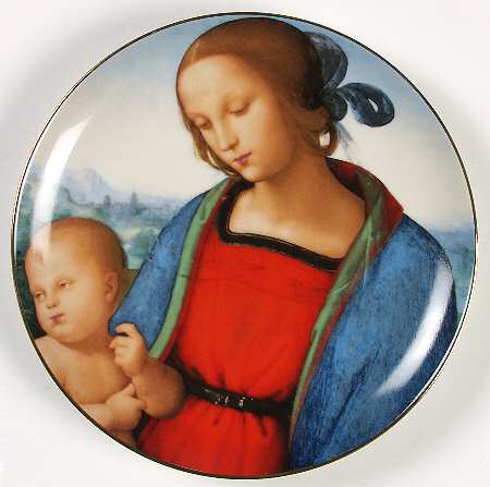Annual Christmas Stamp Art Perugino's Madonna  And Child - No Box