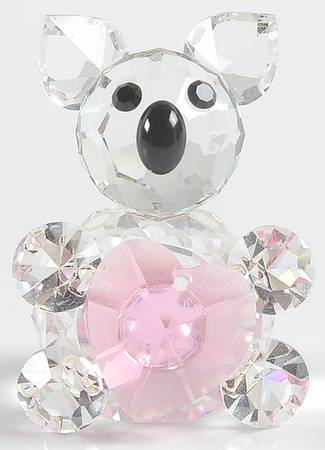Iris Arc Crystal Figurines Koala  Bear With Heart - Boxed