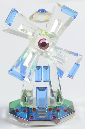 Iris Arc Crystal Figurines Windmill - Boxed