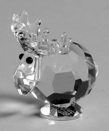 Iris Arc Crystal Figurines Moose - Boxed