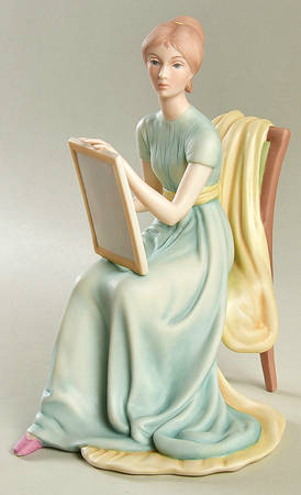 Ispanky Figurines Artist Girl - No Box