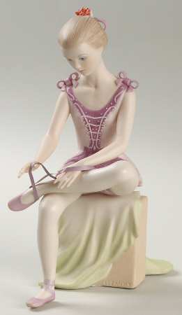 Ispanky Figurines Ballerina With Ribbon - No Box
