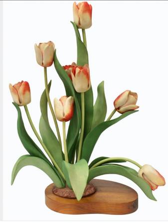 Ispanky Figurines Tulips-Yellow - No Box