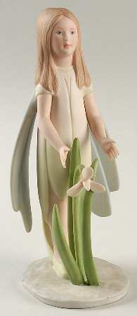 Ispanky Figurines Fairy With Snow Drop - No Box