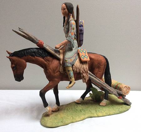 Ispanky Figurines On The Trail-Color - No Box