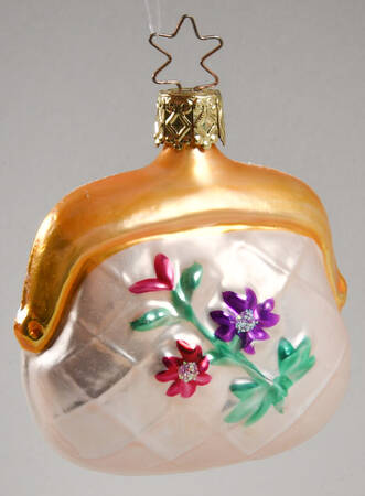 Inge Glas Christmas Ornaments Purse - No Box