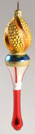 Inge Glas Christmas Ornaments Patriotic Torch - No Box