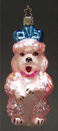 Inge Glas Christmas Ornaments Poodle Parade - No Box