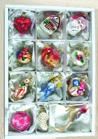 Inge Glas Christmas Ornaments Brides Tree-Regular Set - No Box
