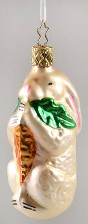 Inge Glas Christmas Ornaments Bunny With Carrot - No Box