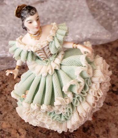 Irish Dresden Emerald Collection Dolores - Boxed