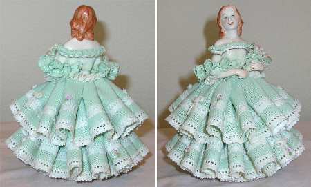 Irish Dresden Emerald Collection The Limerick Lady - Boxed