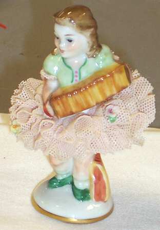 Irish Dresden Lace Figurines Breda - Boxed