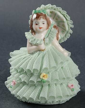 Irish Dresden Lace Figurines Karla - Boxed
