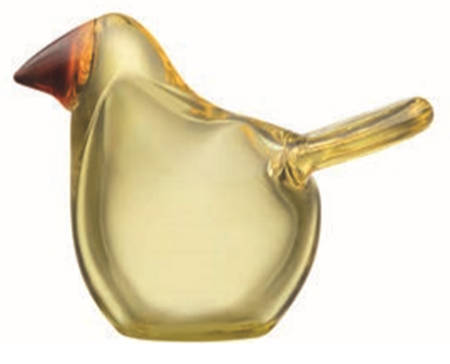 Oiva Toikka Birds Flycatcher Lemon-Copper - Boxed