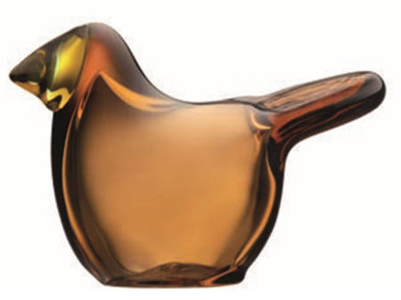 Oiva Toikka Birds Flycatcher Copper - Boxed