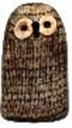 Oiva Toikka Birds Brown Barn Owl - Boxed