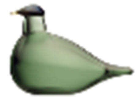 Oiva Toikka Birds Chiffchaff Pine Green - Boxed