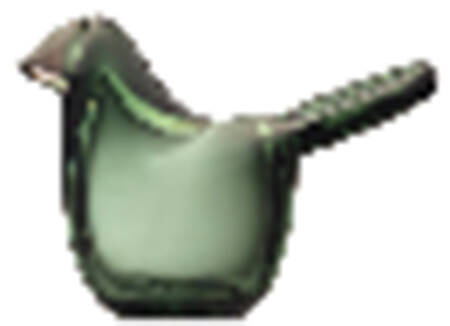 Oiva Toikka Birds Flycatcher- Pine Green - Boxed