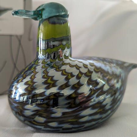 Oiva Toikka Birds Common Teal Female-Tavitar - Boxed