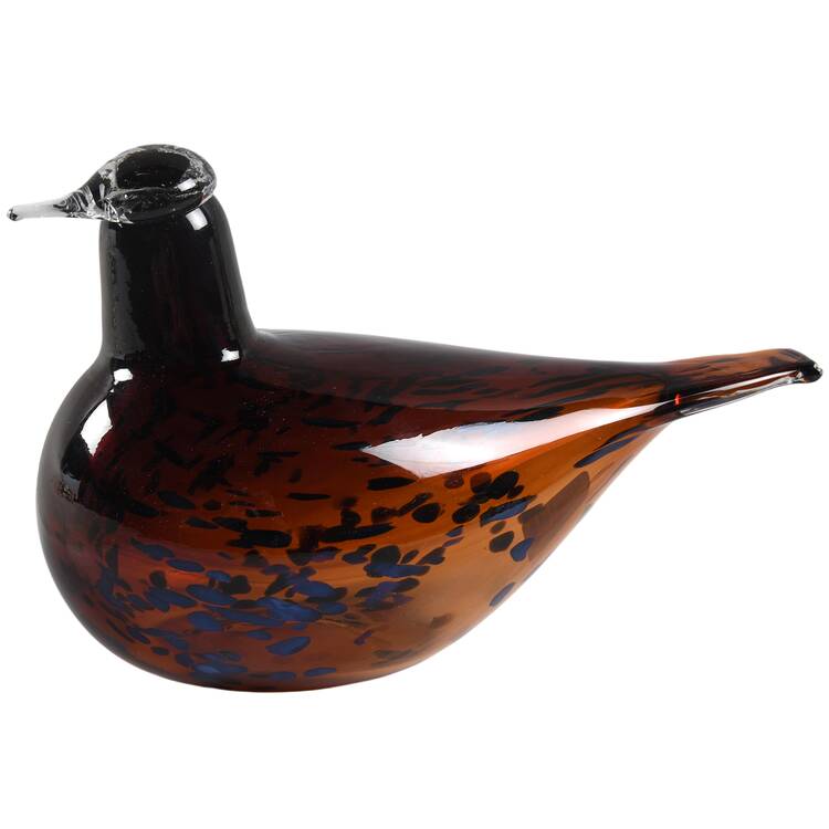 Oiva Toikka Birds Pekkasiini Brown - No Box
