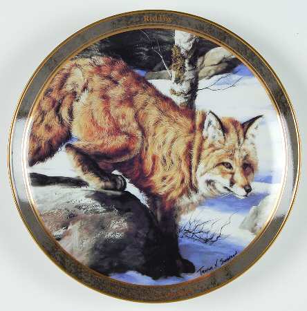 North American Wildlife Stalking Through The Snow-Red Fox - Boxed